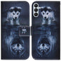 Coloured Drawing Flip Leather Phone Case, For Samsung Galaxy S26+ 5G, For Samsung Galaxy S26 Edge 5G