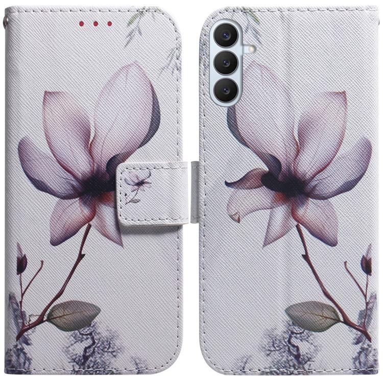 Coloured Drawing Flip Leather Phone Case, For Samsung Galaxy S26+ 5G, For Samsung Galaxy S26 Edge 5G