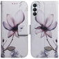 Coloured Drawing Flip Leather Phone Case, For Samsung Galaxy S26+ 5G, For Samsung Galaxy S26 Edge 5G