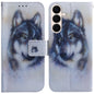 Coloured Drawing Flip Leather Phone Case, For Galaxy S26 FE 5G, For Samsung Galaxy S26+ 5G