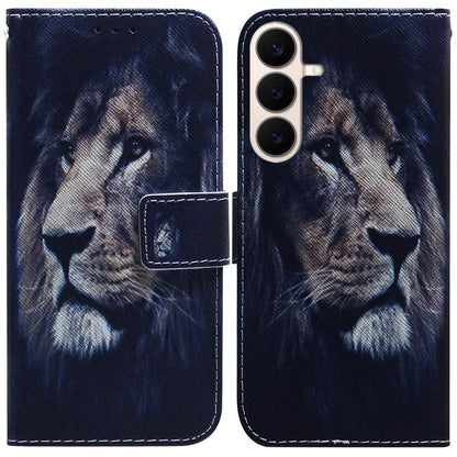 Coloured Drawing Flip Leather Phone Case, For Galaxy S26 FE 5G, For Samsung Galaxy S26+ 5G