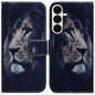 Coloured Drawing Flip Leather Phone Case, For Galaxy S26 FE 5G, For Samsung Galaxy S26+ 5G