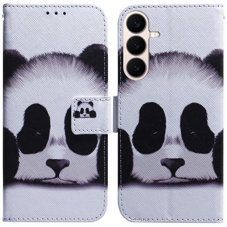 Coloured Drawing Flip Leather Phone Case, For Galaxy S26 FE 5G, For Samsung Galaxy S26+ 5G