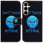 Coloured Drawing Flip Leather Phone Case, For Galaxy S26 FE 5G, For Samsung Galaxy S26+ 5G