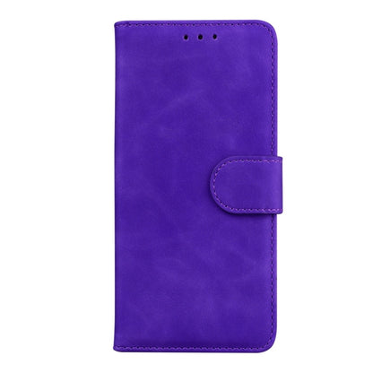 Skin Feel Pure Color Flip Leather Phone Case