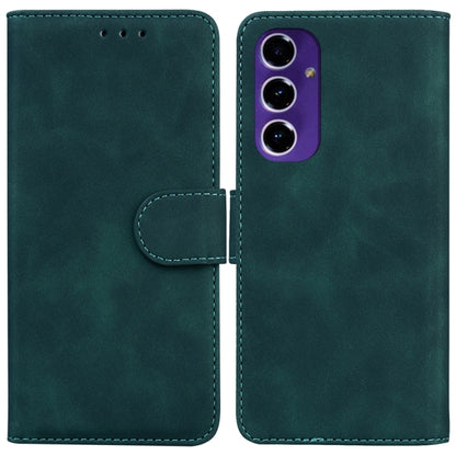 Skin Feel Pure Color Flip Leather Phone Case