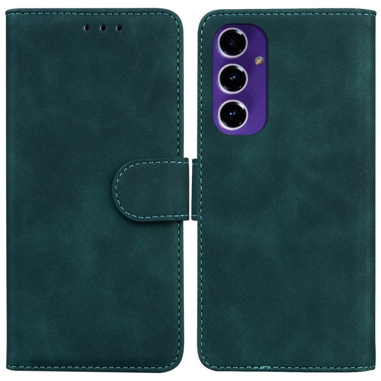 Skin Feel Pure Color Flip Leather Phone Case, For Samsung Galaxy S25 Ultra 5G, For Samsung Galaxy S24 FE 5G