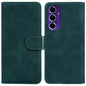 Skin Feel Pure Color Flip Leather Phone Case, For Samsung Galaxy S25 Ultra 5G, For Samsung Galaxy S24 FE 5G