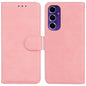 Skin Feel Pure Color Flip Leather Phone Case, For Samsung Galaxy S25 Ultra 5G, For Samsung Galaxy S24 FE 5G
