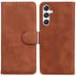 Skin Feel Pure Color Flip Leather Phone Case