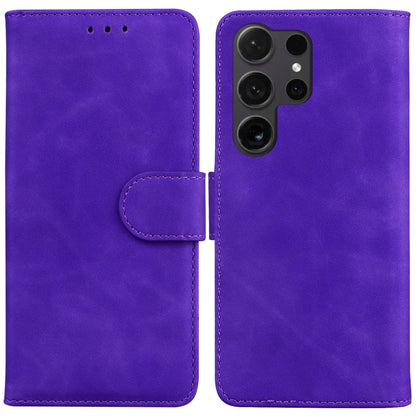 Skin Feel Pure Color Flip Leather Phone Case, For Samsung Galaxy S25 Ultra 5G, For Samsung Galaxy S24 FE 5G
