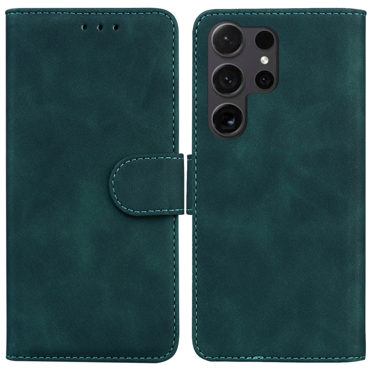 Skin Feel Pure Color Flip Leather Phone Case, For Samsung Galaxy S25 Ultra 5G, For Samsung Galaxy S24 FE 5G