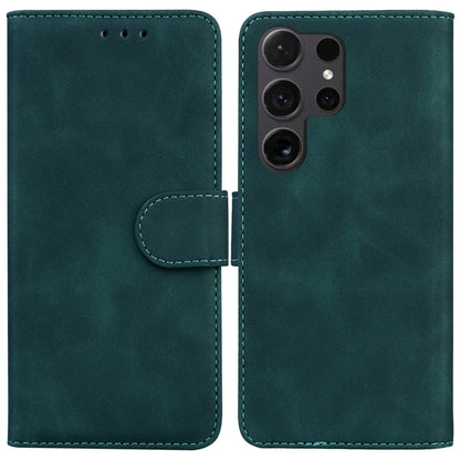 Skin Feel Pure Color Flip Leather Phone Case, For Samsung Galaxy S25 Ultra 5G, For Samsung Galaxy S24 FE 5G