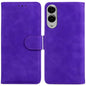 Skin Feel Pure Color Flip Leather Phone Case, For Samsung Galaxy S25 FE 5G, For Samsung Galaxy S25 Edge 5G, For Samsung Galaxy S25 5G, For Samsung Galaxy S25+ 5G
