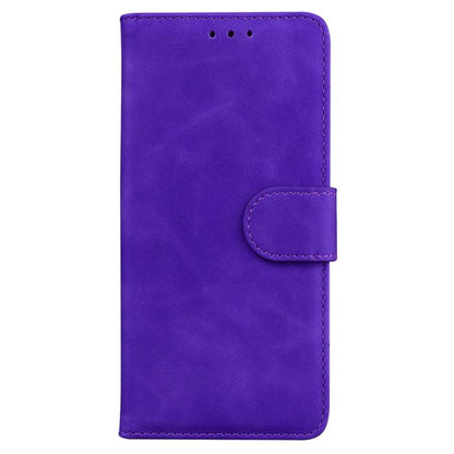 Skin Feel Pure Color Flip Leather Phone Case