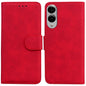 Skin Feel Pure Color Flip Leather Phone Case, For Samsung Galaxy S25 FE 5G, For Samsung Galaxy S25 Edge 5G, For Samsung Galaxy S25 5G, For Samsung Galaxy S25+ 5G