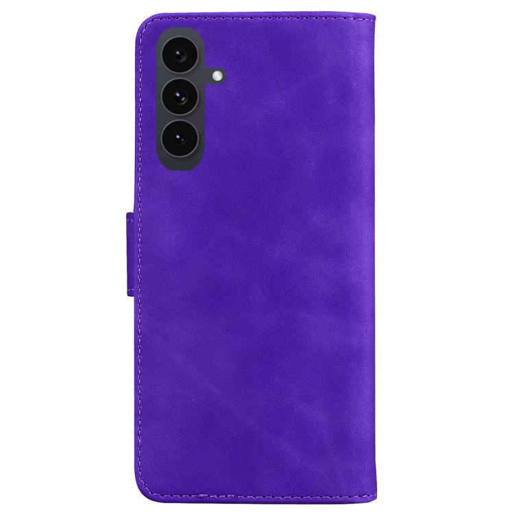 Skin Feel Pure Color Flip Leather Phone Case, For Samsung Galaxy S25 FE 5G, For Samsung Galaxy S25 Edge 5G, For Samsung Galaxy S25 5G, For Samsung Galaxy S25+ 5G