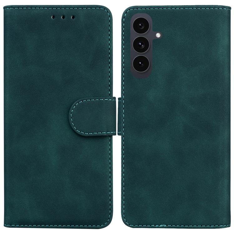 Skin Feel Pure Color Flip Leather Phone Case, For Samsung Galaxy S25 FE 5G, For Samsung Galaxy S25 Edge 5G, For Samsung Galaxy S25 5G, For Samsung Galaxy S25+ 5G