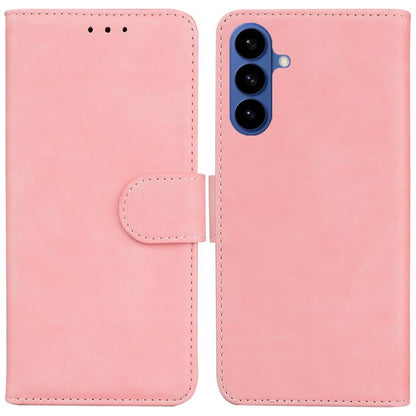 Skin Feel Pure Color Flip Leather Phone Case, For Samsung Galaxy S26 5G, For Samsung Galaxy S25 FE 5G, For Samsung Galaxy S25 Edge 5G, For Samsung Galaxy S25 5G
