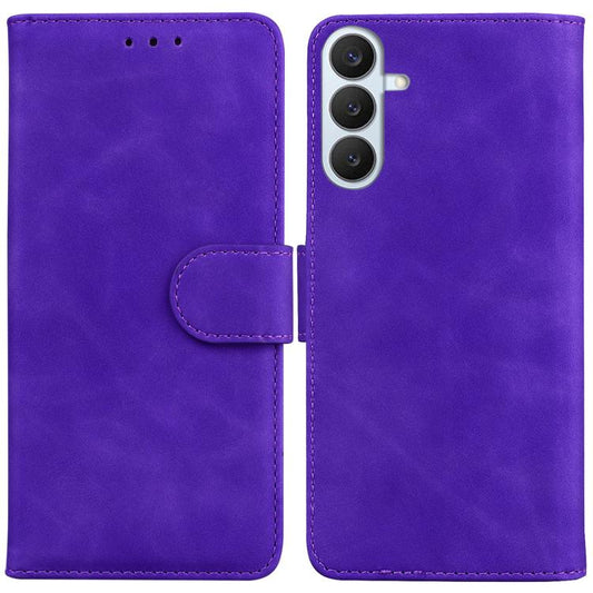 Skin Feel Pure Color Flip Leather Phone Case, For Samsung Galaxy S26+ 5G, For Samsung Galaxy S26 Edge 5G, For Samsung Galaxy S26 Ultra 5G, For Samsung Galaxy S26 5G