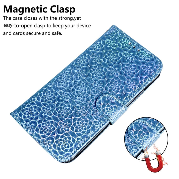 Colorful Magnetic Buckle Leather Phone Case