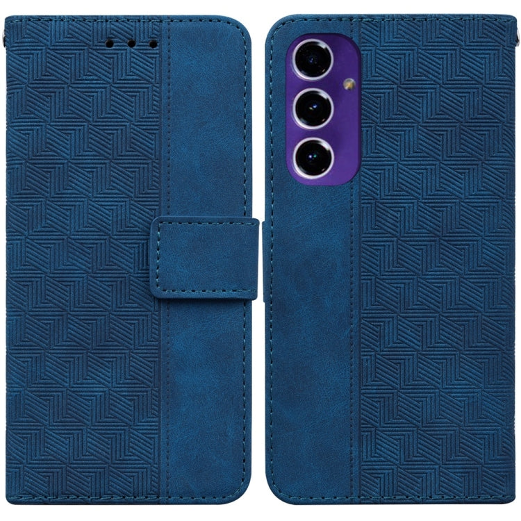 Geometric Embossed Leather Phone Case