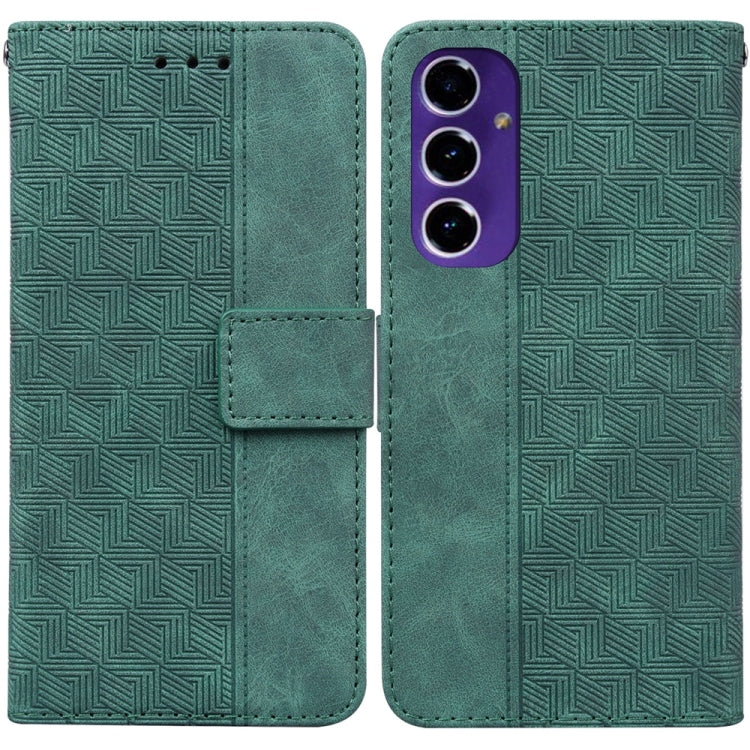 Geometric Embossed Leather Phone Case, For Samsung Galaxy S25 Ultra 5G, For Samsung Galaxy S24 FE 5G