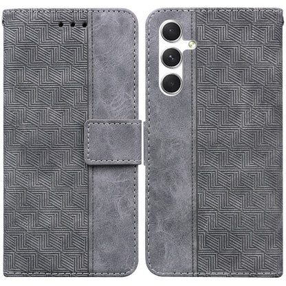 Geometric Embossed Leather Phone Case, For Samsung Galaxy S25 FE 5G, For Samsung Galaxy S25 Edge 5G, For Samsung Galaxy S25 5G, For Samsung Galaxy S25+ 5G