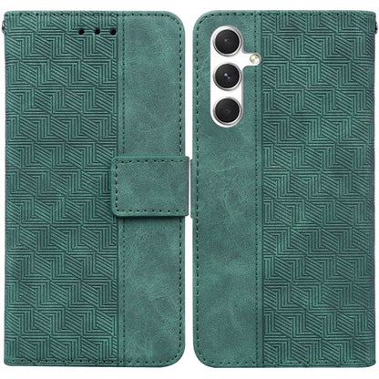 Geometric Embossed Leather Phone Case, For Samsung Galaxy S25 FE 5G, For Samsung Galaxy S25 Edge 5G, For Samsung Galaxy S25 5G, For Samsung Galaxy S25+ 5G