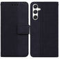 Geometric Embossed Leather Phone Case, For Samsung Galaxy S25 FE 5G, For Samsung Galaxy S25 Edge 5G, For Samsung Galaxy S25 5G, For Samsung Galaxy S25+ 5G