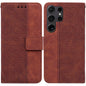 Geometric Embossed Leather Phone Case, For Samsung Galaxy S25 Ultra 5G, For Samsung Galaxy S24 FE 5G