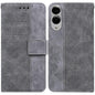 Geometric Embossed Leather Phone Case, For Samsung Galaxy S25 FE 5G, For Samsung Galaxy S25 Edge 5G, For Samsung Galaxy S25 5G, For Samsung Galaxy S25+ 5G