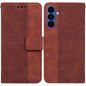 Geometric Embossed Leather Phone Case, For Samsung Galaxy S26+ 5G, For Samsung Galaxy S26 Edge 5G, For Samsung Galaxy S26 Ultra 5G, For Samsung Galaxy S26 5G