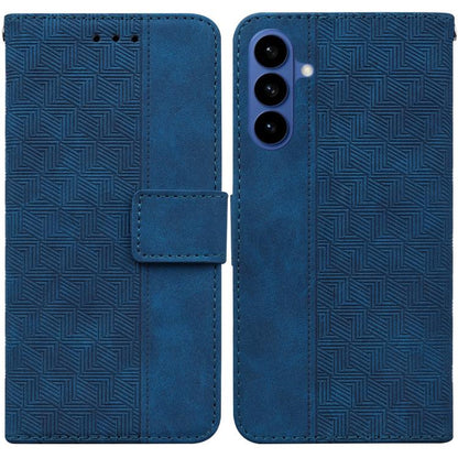 Geometric Embossed Leather Phone Case