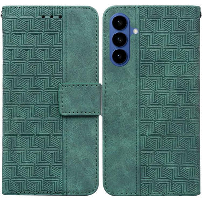 Geometric Embossed Leather Phone Case