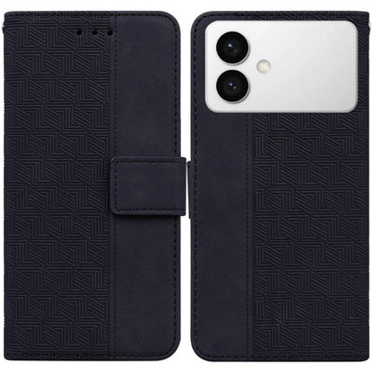Geometric Embossed Leather Phone Case, For Samsung Galaxy S26+ 5G, For Samsung Galaxy S26 Edge 5G, For Samsung Galaxy S26 Ultra 5G, For Samsung Galaxy S26 5G