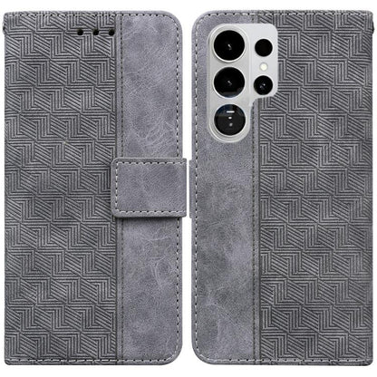 Geometric Embossed Leather Phone Case, For Samsung Galaxy S26+ 5G, For Samsung Galaxy S26 Edge 5G, For Samsung Galaxy S26 Ultra 5G, For Samsung Galaxy S26 5G