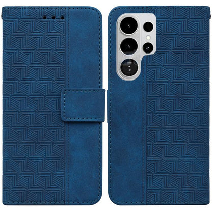Geometric Embossed Leather Phone Case