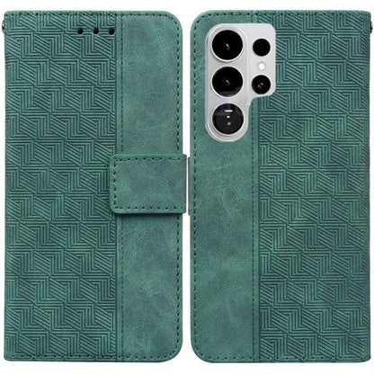 Geometric Embossed Leather Phone Case, For Samsung Galaxy S26+ 5G, For Samsung Galaxy S26 Edge 5G, For Samsung Galaxy S26 Ultra 5G, For Samsung Galaxy S26 5G