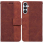 Geometric Embossed Leather Phone Case, For Samsung Galaxy S26+ 5G, For Samsung Galaxy S26 Edge 5G, For Samsung Galaxy S26 Ultra 5G, For Samsung Galaxy S26 5G