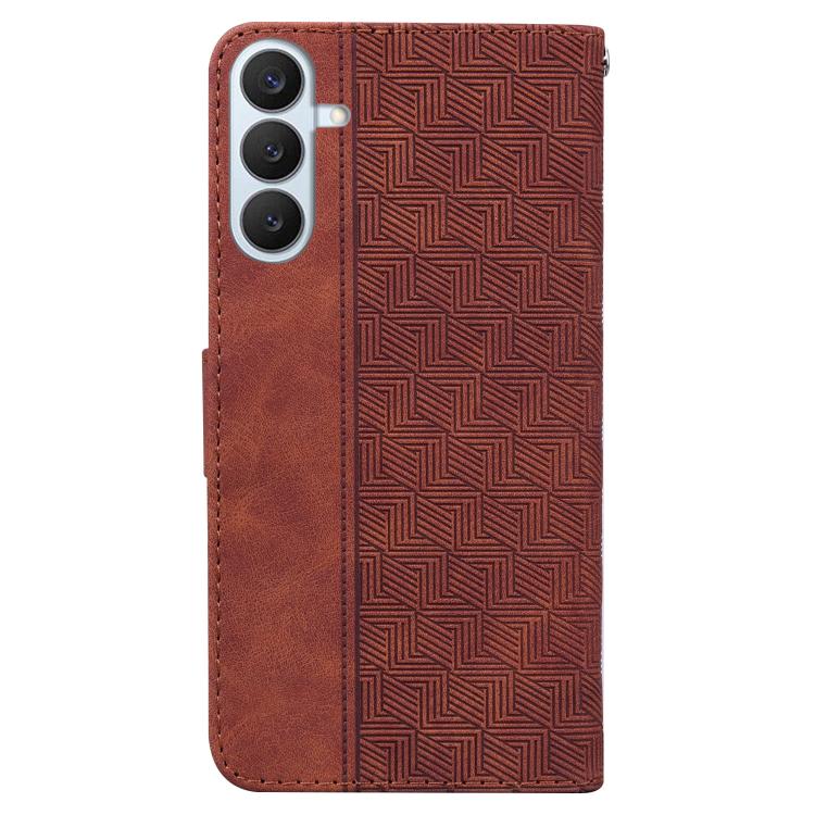 Geometric Embossed Leather Phone Case, For Samsung Galaxy S26+ 5G, For Samsung Galaxy S26 Edge 5G, For Samsung Galaxy S26 Ultra 5G, For Samsung Galaxy S26 5G