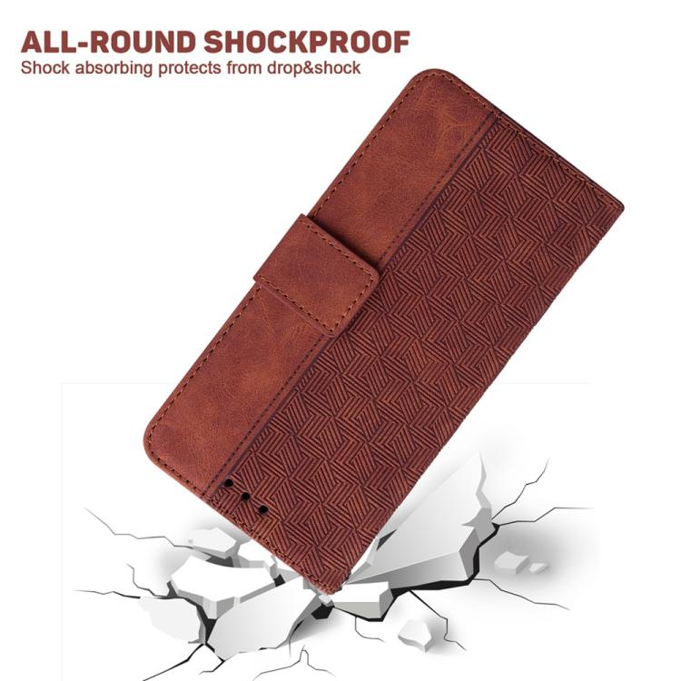 Geometric Embossed Leather Phone Case, For Samsung Galaxy S26+ 5G, For Samsung Galaxy S26 Edge 5G, For Samsung Galaxy S26 Ultra 5G, For Samsung Galaxy S26 5G