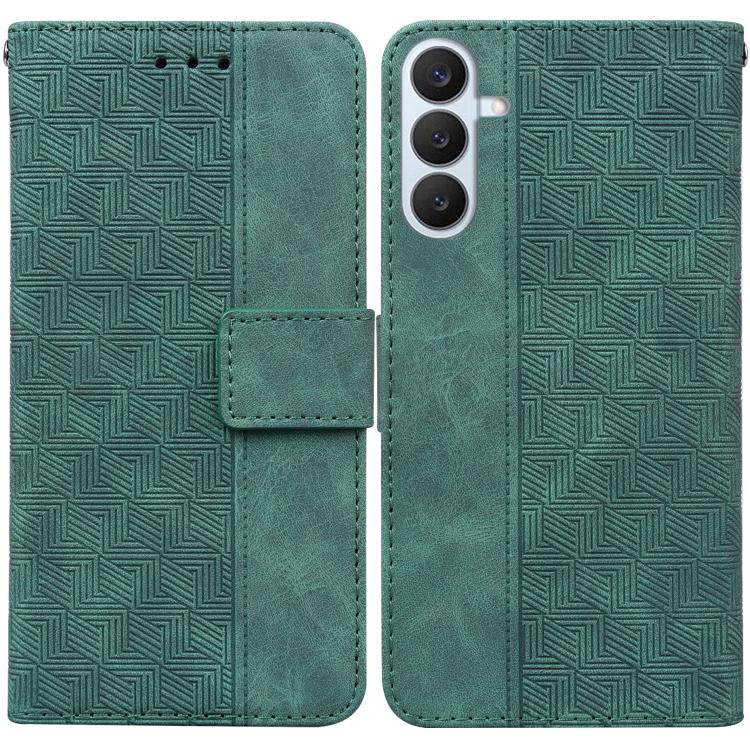 Geometric Embossed Leather Phone Case, For Samsung Galaxy S26+ 5G, For Samsung Galaxy S26 Edge 5G, For Samsung Galaxy S26 Ultra 5G, For Samsung Galaxy S26 5G