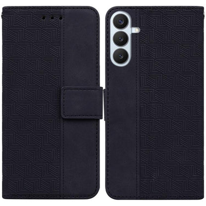 Geometric Embossed Leather Phone Case, For Samsung Galaxy S26+ 5G, For Samsung Galaxy S26 Edge 5G, For Samsung Galaxy S26 Ultra 5G, For Samsung Galaxy S26 5G