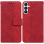 Geometric Embossed Leather Phone Case, For Samsung Galaxy S26+ 5G, For Samsung Galaxy S26 Edge 5G, For Samsung Galaxy S26 Ultra 5G, For Samsung Galaxy S26 5G