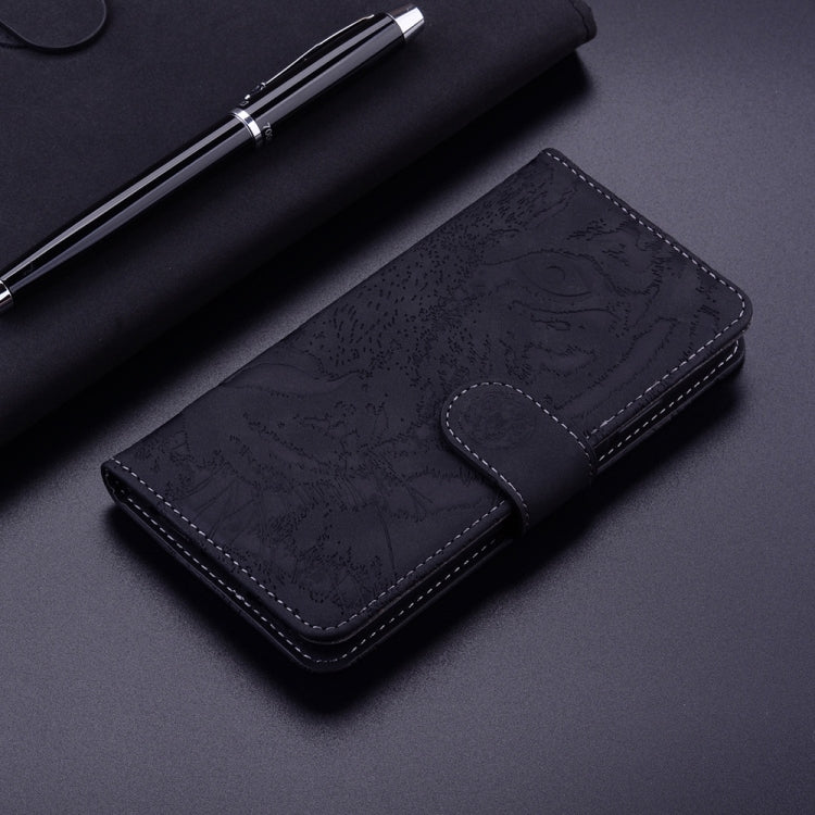 Tiger Embossing Pattern Flip Leather Phone Case