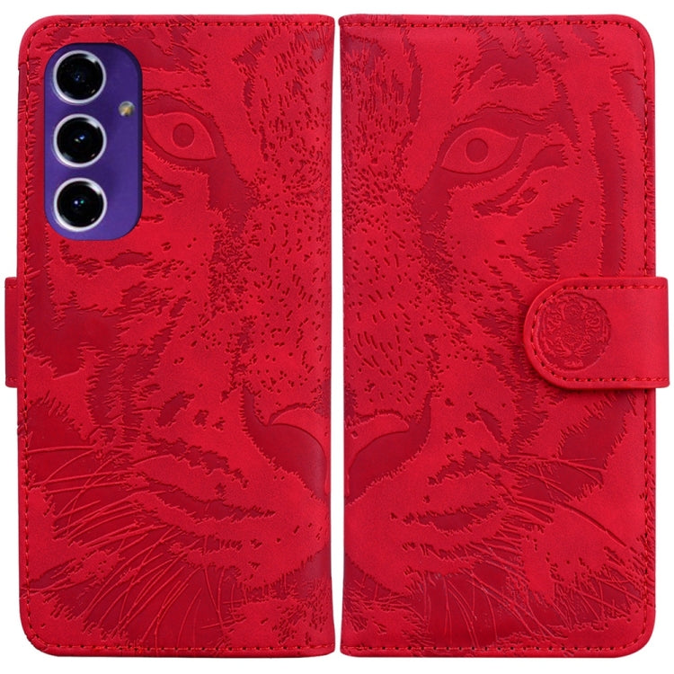 Tiger Embossing Pattern Flip Leather Phone Case, For Samsung Galaxy S25 Ultra 5G, For Samsung Galaxy S24 FE 5G