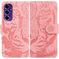 Tiger Embossing Pattern Flip Leather Phone Case, For Samsung Galaxy S25 Ultra 5G, For Samsung Galaxy S24 FE 5G