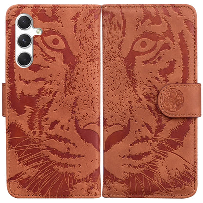 Tiger Embossing Pattern Flip Leather Phone Case