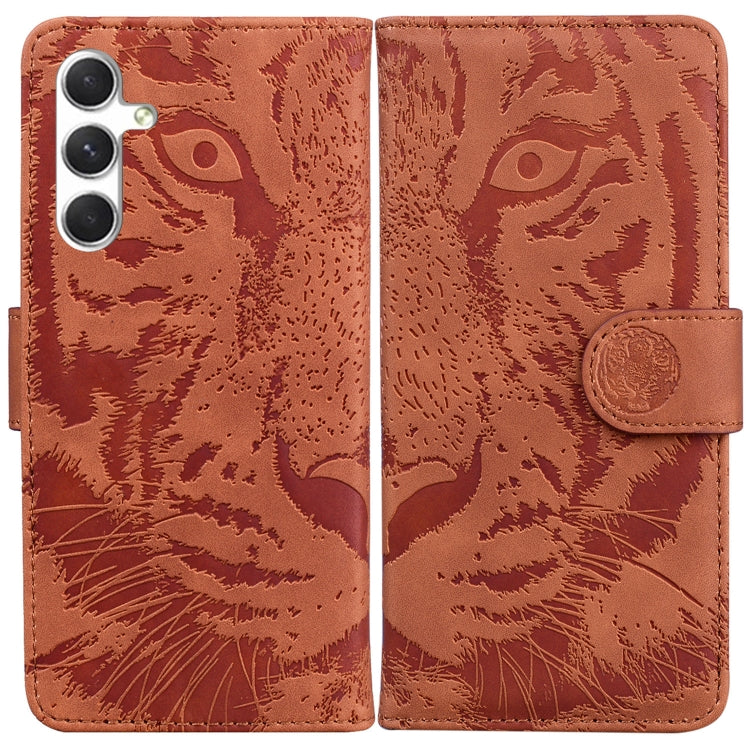 Tiger Embossing Pattern Flip Leather Phone Case